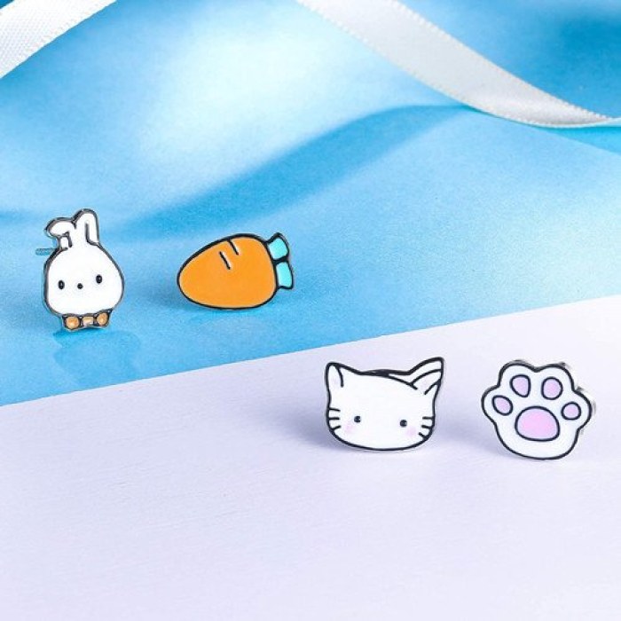 4セットレディース ピアス 金属アレルギー対応 925純銀製 可愛い猫とウサギ シルバー スタッドピアス 誕生日 記念日 プレゼント ギフトbox付き Fz Fz 4sete Tokumall 公式サイト シェア購入で買い物をお得に楽しく